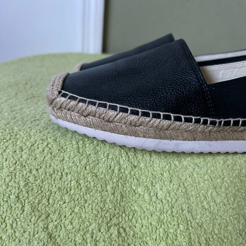 NWOT Michael Kors Black Espadrille Flats - Picture 7 of 11
